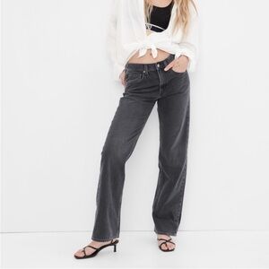 GAP 90s Loose Midrise Black Jeans Size 31/12 Tall